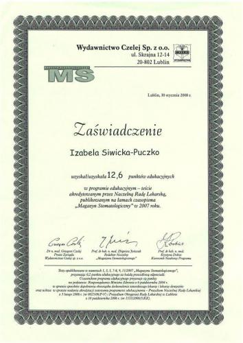 stomatolog-bialystok-Izabela-Siwicka-Puczko-certyfikat-12-2 5404e235a0d4d