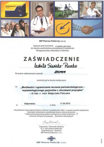 stomatolog-bialystok-Izabela-Siwicka-Puczko-certyfikat-24-2 5404e2460ba8a